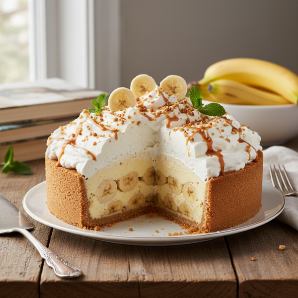 Creamy Delight Banana Cream Pie recipe