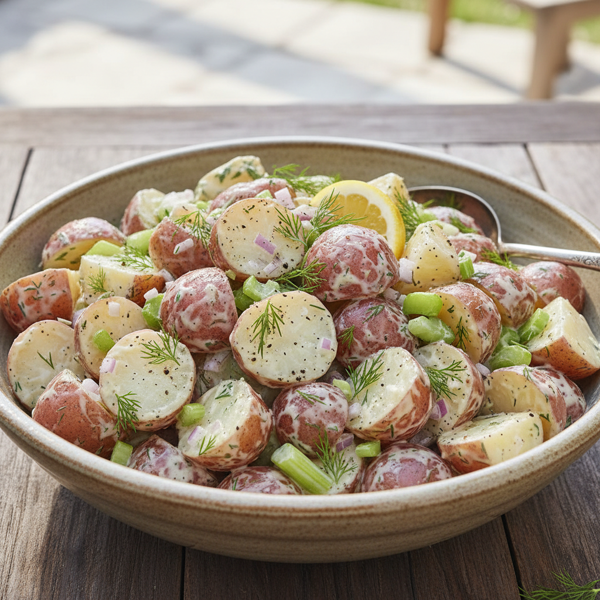 Creamy Dill-Infused Red Potato Salad recipe