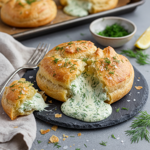 Creamy Dill Cheese Puff recipe