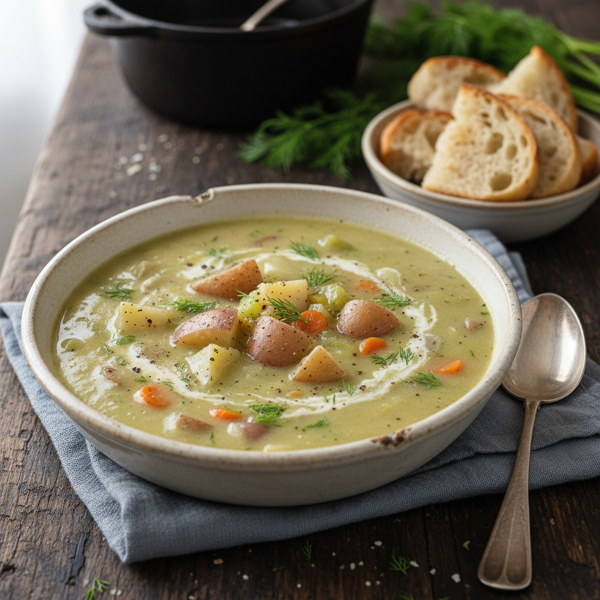 Creamy Dill Potato Chowder recipe