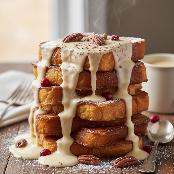 Creamy Eggnog French Toast Delight recipe
