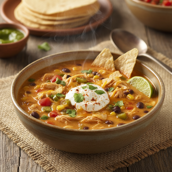 Creamy Enchilada Chowder Delight recipe