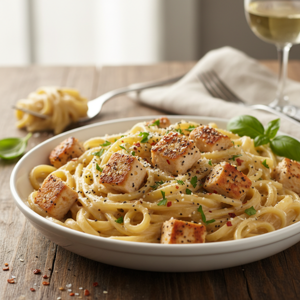 Creamy Everything Chicken Alfredo Delight recipe