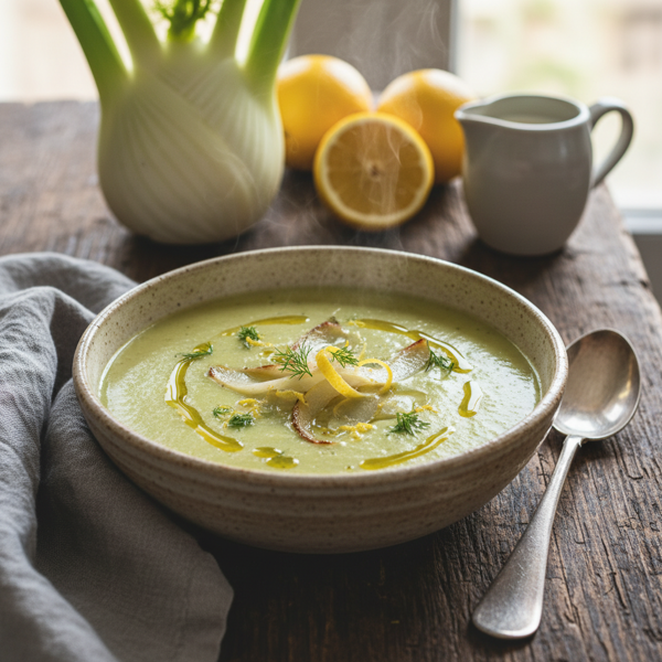 Creamy Fennel and Lemon Soup recipe