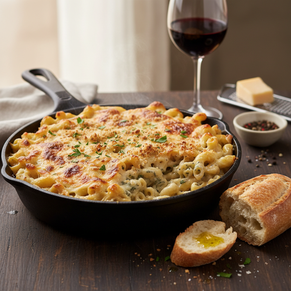 Creamy Fontina & Gorgonzola Macaroni recipe