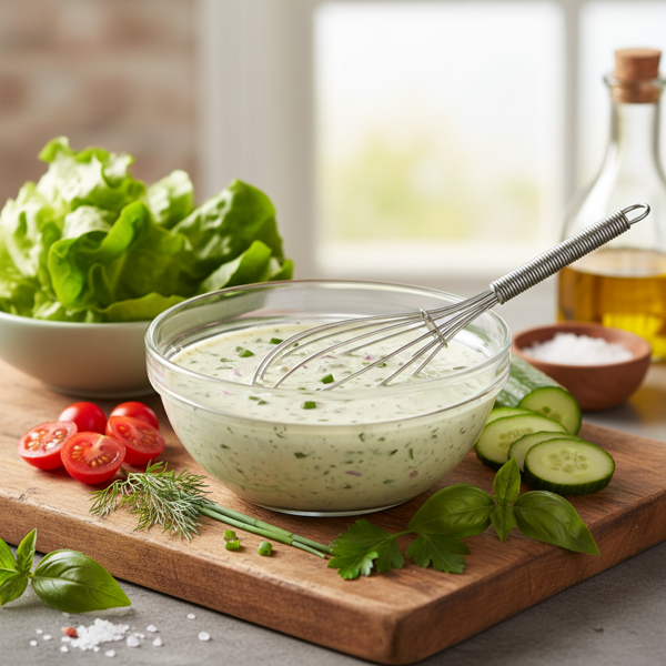 Creamy Garden-Fresh Salad Dressing recipe
