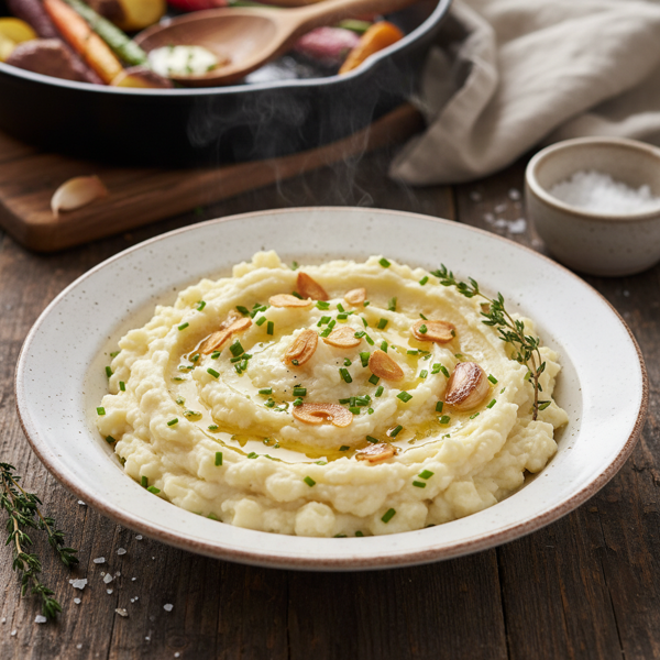 Creamy Garlic-Infused Turnip Mash recipe