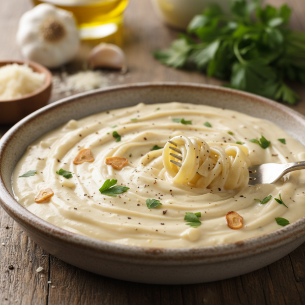 Creamy Garlic Alfredo Sauce recipe