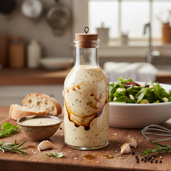 Creamy Garlic Balsamic Vinaigrette recipe