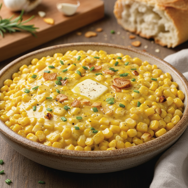 Creamy Garlic Corn Delight recipe