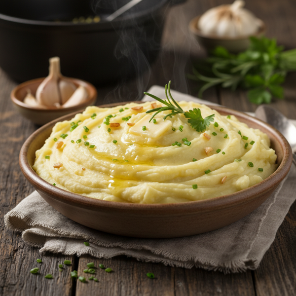 Creamy Garlic Mashed Potatoes recipe