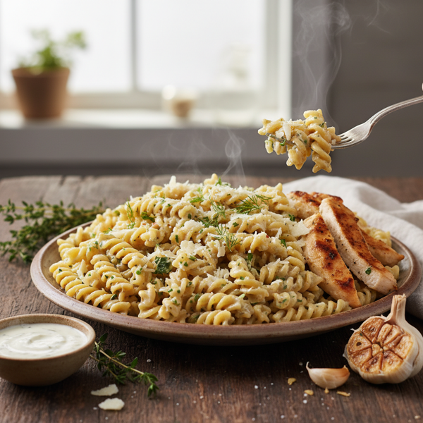 Creamy Garlic Ranch Pasta Delight recipe