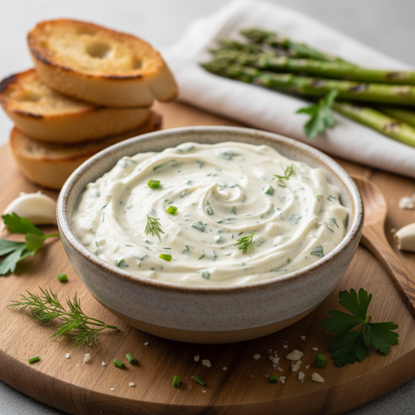 Creamy Garlic and Herb Aioli recipe