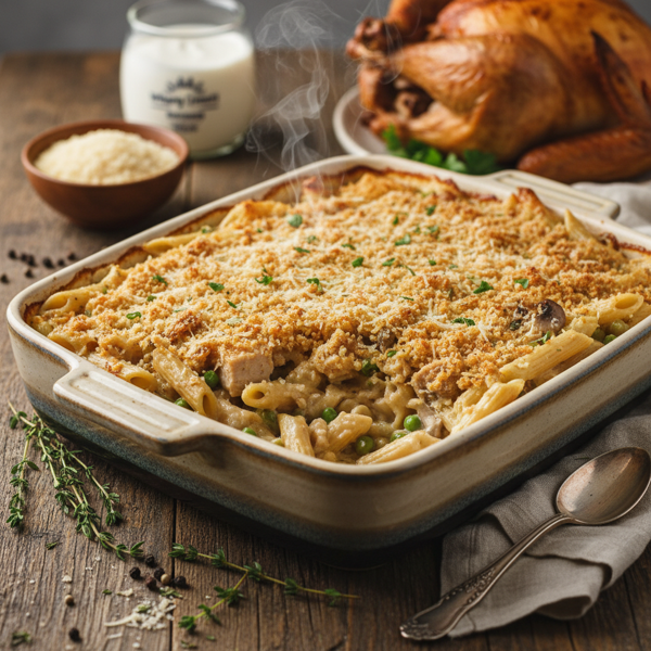 Creamy Gluten-Free Turkey Tetrazzini Delight recipe