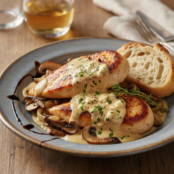 Creamy Gorgonzola Chicken Delight recipe