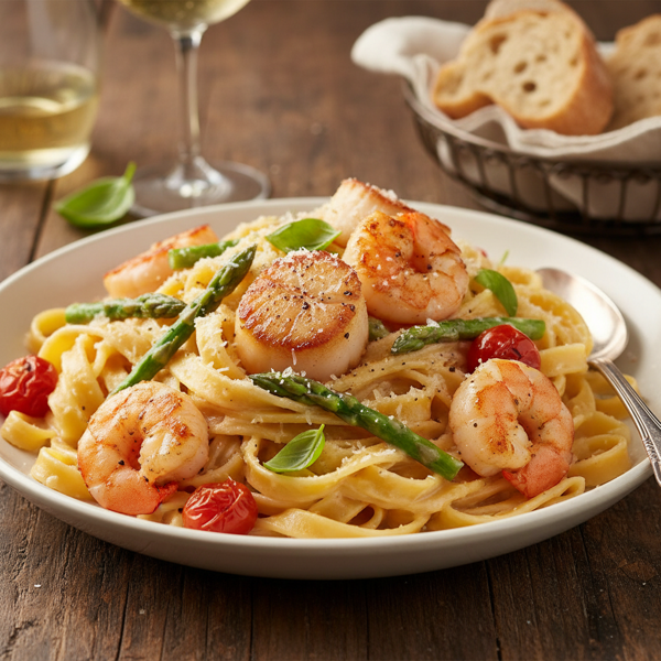 Creamy Gourmet Alfredo Delight recipe