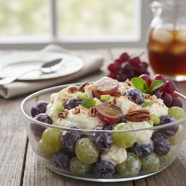 Creamy Grape Delight Salad recipe