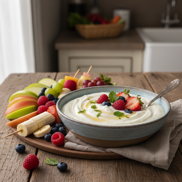 Creamy Greek Yogurt Fruit Dip recipe