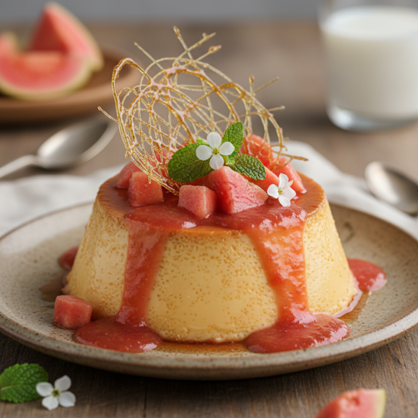 Creamy Guava Flan Delight recipe