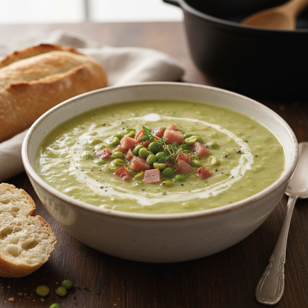 Creamy Ham & Split Pea Delight recipe