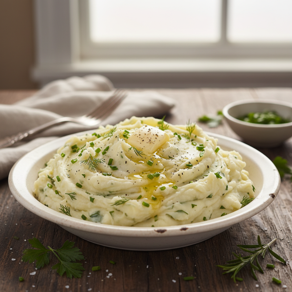 Creamy Herb-Infused Mashed Potatoes recipe