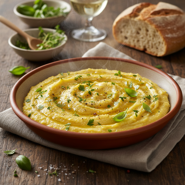 Creamy Herb-Infused Polenta recipe