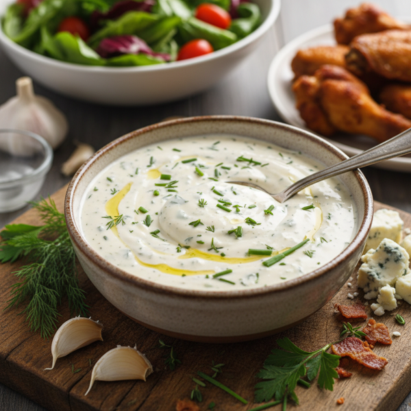Creamy Herb Infused Ranch Dressing recipe