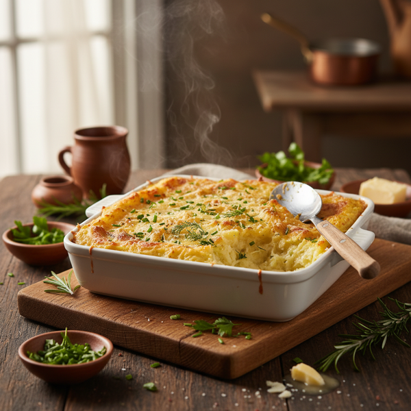 Creamy Herb Mashed Potato Casserole recipe