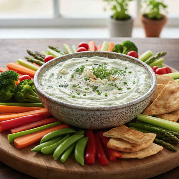 Creamy Herb Vegetable Dip recipe
