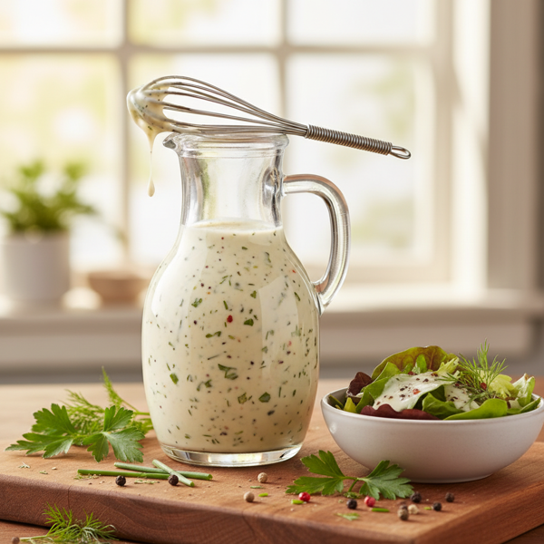 Creamy Herb & Pepper Vinaigrette recipe