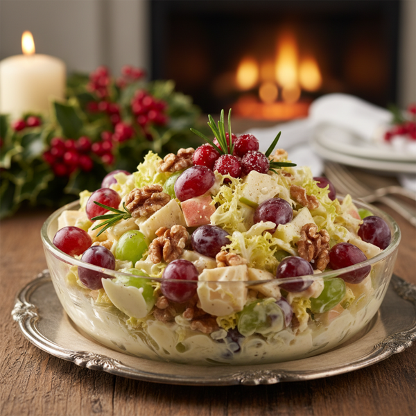 Creamy Holiday Waldorf Salad recipe