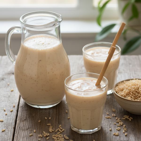 Creamy Homemade Brown Rice Milk recipe