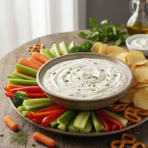 Creamy Homemade Ranch Dressing and Dip recipe