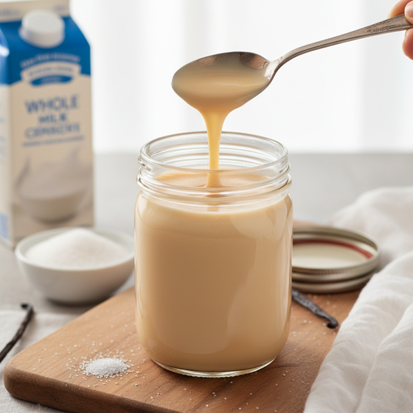 Creamy Homemade Sweetened Condensed Milk recipe