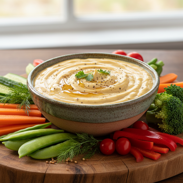 Creamy Honey Mustard Veggie Dip recipe