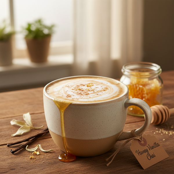 Creamy Honey Vanilla White Tea Chai recipe