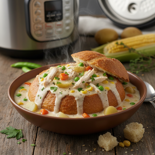 Creamy Instant Pot Chicken Chowder Delight recipe