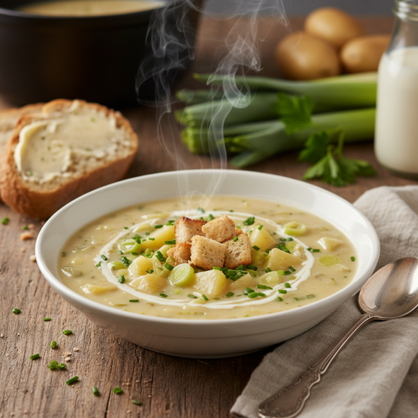 Creamy Irish Potato & Leek Delight recipe