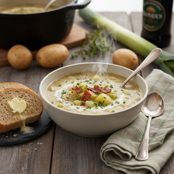 Creamy Irish Potato and Leek Delight recipe