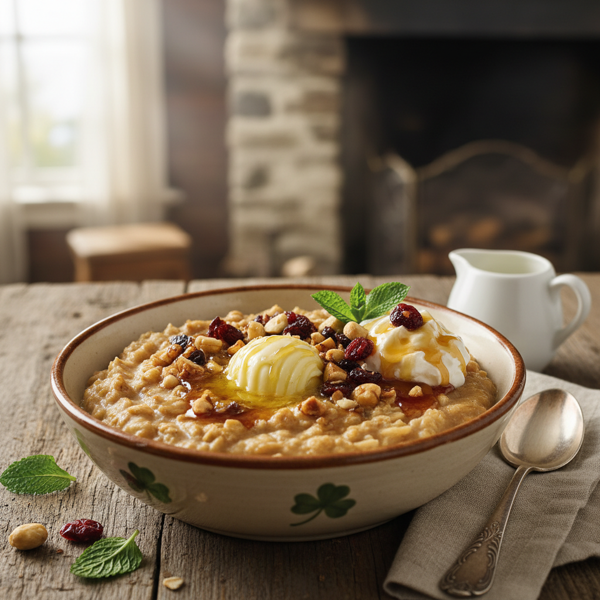 Creamy Irish Steel Cut Oatmeal Delight recipe