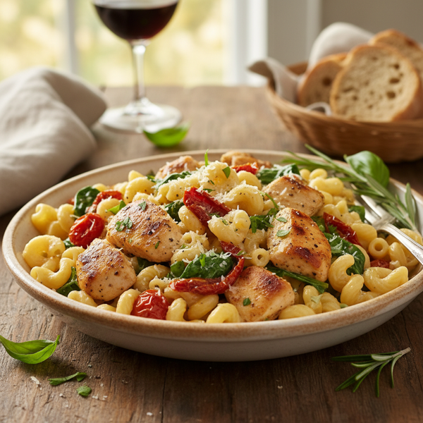 Creamy Italian Chicken Pasta Delight recipe