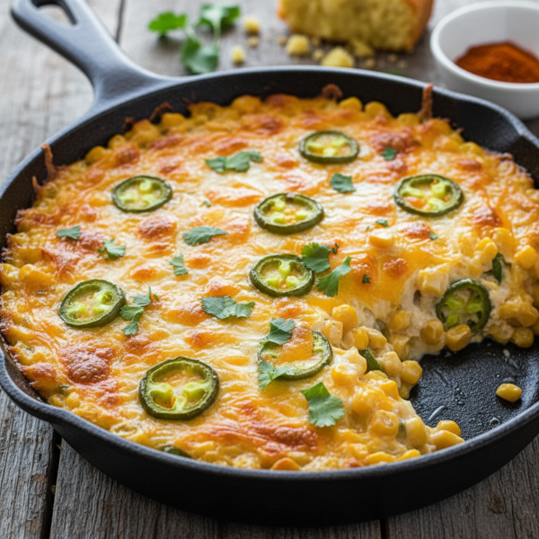 Creamy Jalapeño Corn Bake recipe