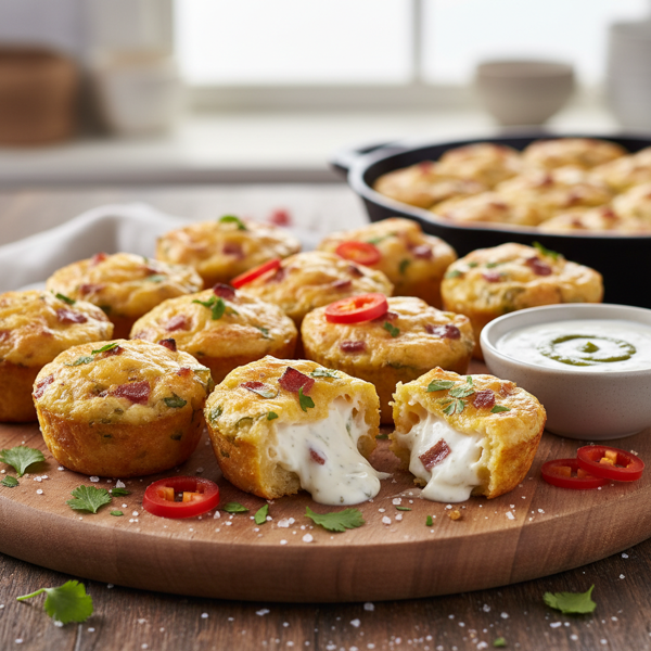 Creamy Jalapeño Popper Bites recipe