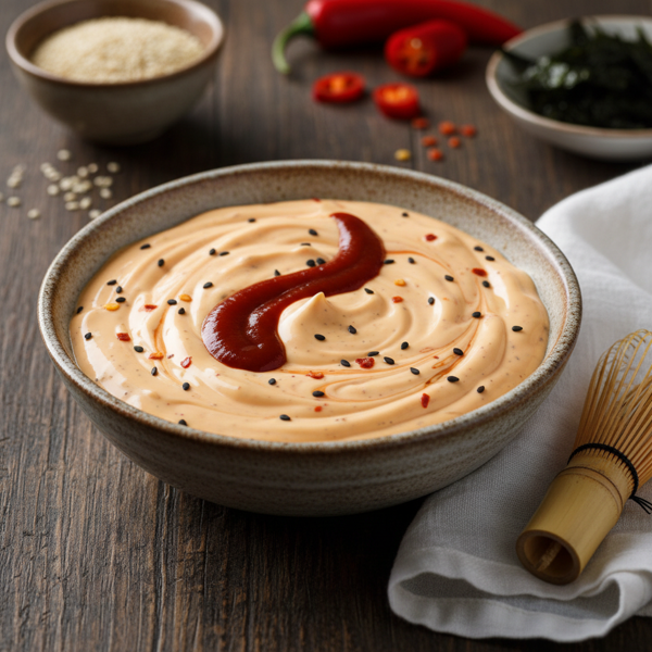 Creamy Japanese-Inspired Spicy Mayo Sauce recipe