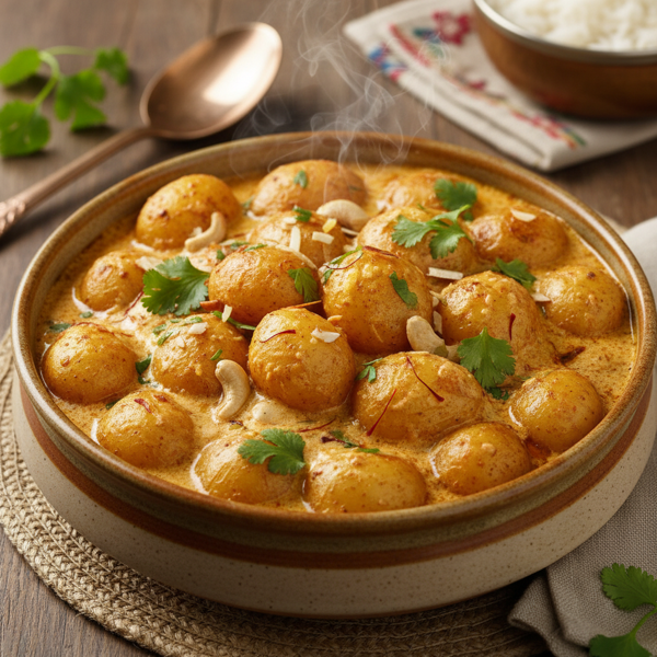 Creamy Kashmiri Dum Aloo recipe