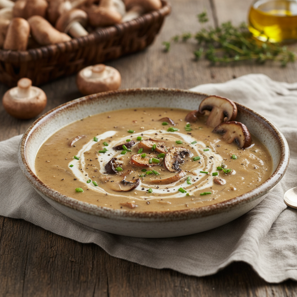 Creamy Kennett Square Mushroom Medley Soup recipe