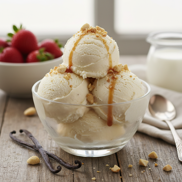Creamy Keto Vanilla Dream Ice Cream recipe