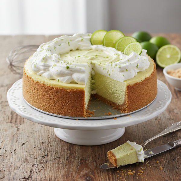 Creamy Key Lime Dreams Cheesecake recipe