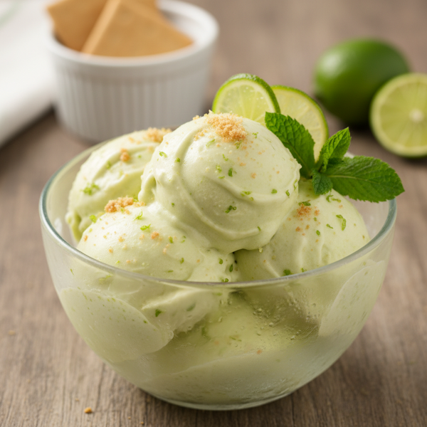 Creamy Key Lime Yogurt Sorbet recipe