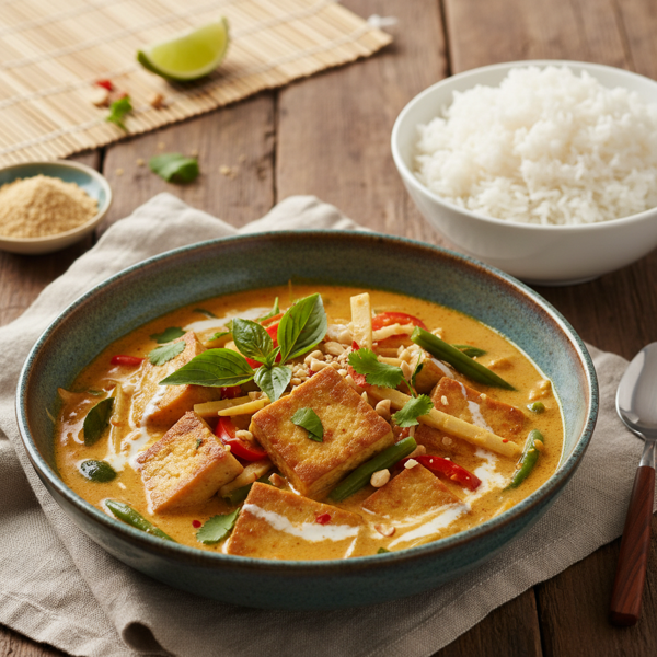 Creamy Laotian Coconut Tofu Curry recipe
